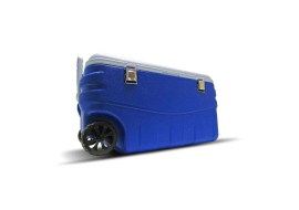 Caixa Térmica Com Termômetro E Rodízio Azul - 80 Litros - Easycooler
